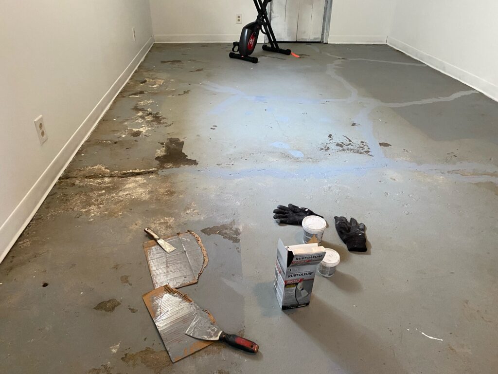 Basement Floor Repair